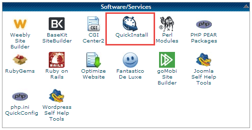 cPanel QuickInstall