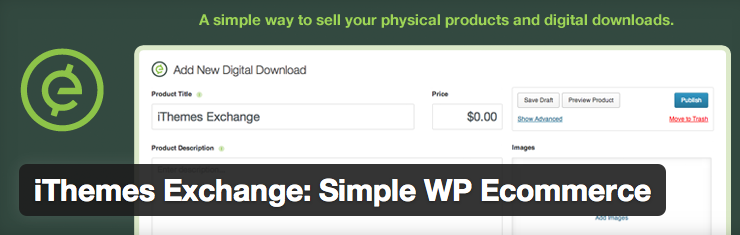 iThemes Exchange Simple WordPress ecommerce Plugin