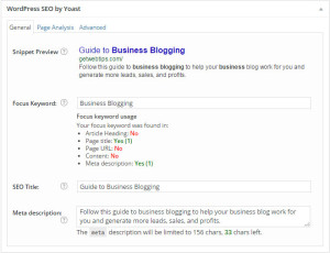 Yoast SEO Plugin